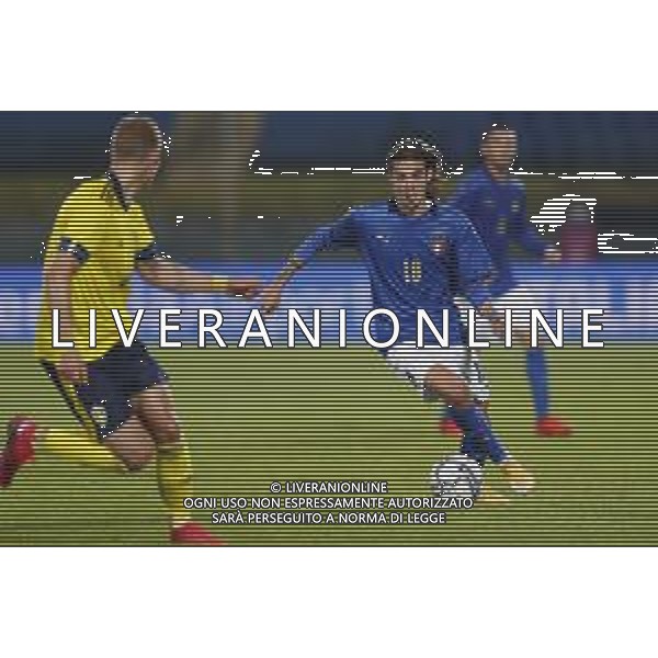 UEFA - Qualificazioni Europee Under 21 del gruppo 1 ITALIA Under21 - SVEZIA Under21 18/11/2020 - nella foto: Colpani Andrea (Italia) ©Claudio Zamagni/Agenzia Aldo Liverani Colpani Andrea (Italia) during UEFA European Qualifiers group 1 match between Italy under 21 and Sweden under 21at Garibaldi Stadium on November 18 2020 photo credit by Claudio Zamagni/Aldo Liverani Photo Agency/AG. ALDO LIVERANI SAS