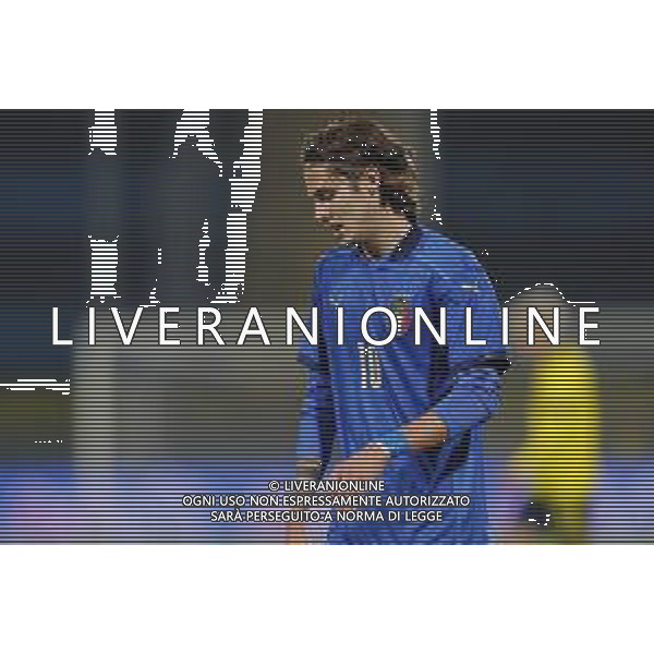 UEFA - Qualificazioni Europee Under 21 del gruppo 1 ITALIA Under21 - SVEZIA Under21 18/11/2020 - nella foto: Colpani Andrea (Italia) ©Claudio Zamagni/Agenzia Aldo Liverani Colpani Andrea (Italia) during UEFA European Qualifiers group 1 match between Italy under 21 and Sweden under 21at Garibaldi Stadium on November 18 2020 photo credit by Claudio Zamagni/Aldo Liverani Photo Agency/AG. ALDO LIVERANI SAS