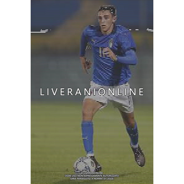 UEFA - Qualificazioni Europee Under 21 del gruppo 1 ITALIA Under21 - SVEZIA Under21 18/11/2020 - nella foto: Zappa Gabriele (Italia) ©Claudio Zamagni/Agenzia Aldo Liverani Zappa Gabriele (Italia) during UEFA European Qualifiers group 1 match between Italy under 21 and Sweden under 21at Garibaldi Stadium on November 18 2020 photo credit by Claudio Zamagni/Aldo Liverani Photo Agency/AG. ALDO LIVERANI SAS