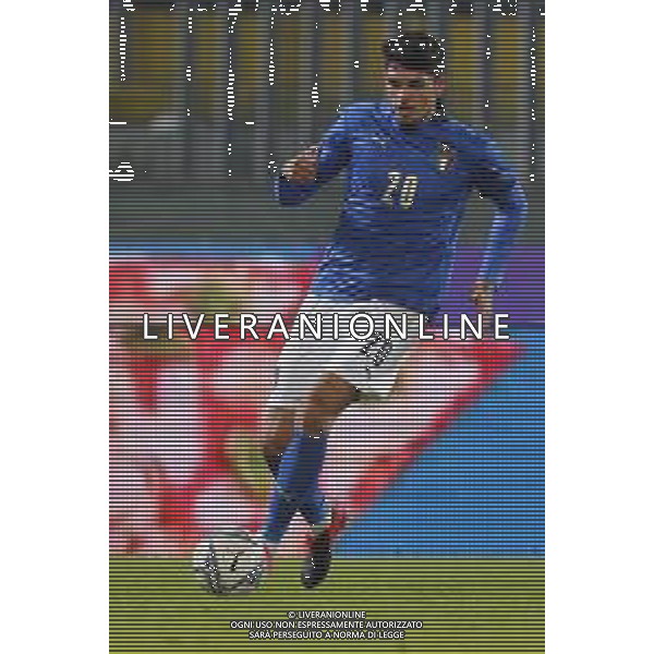 UEFA - Qualificazioni Europee Under 21 del gruppo 1 ITALIA Under21 - SVEZIA Under21 18/11/2020 - nella foto: Bellanova Raoul (Italia) ©Claudio Zamagni/Agenzia Aldo Liverani Bellanova Raoul (Italia) during UEFA European Qualifiers group 1 match between Italy under 21 and Sweden under 21at Garibaldi Stadium on November 18 2020 photo credit by Claudio Zamagni/Aldo Liverani Photo Agency/AG. ALDO LIVERANI SAS