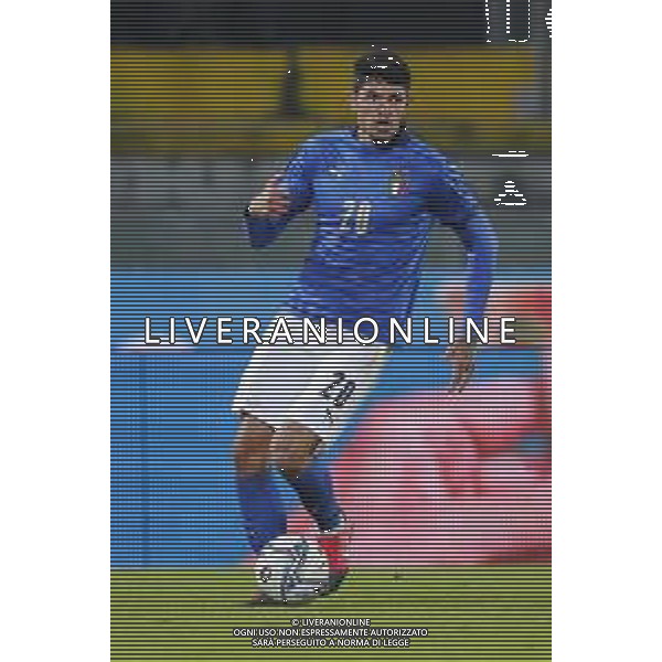 UEFA - Qualificazioni Europee Under 21 del gruppo 1 ITALIA Under21 - SVEZIA Under21 18/11/2020 - nella foto: Bellanova Raoul (Italia) ©Claudio Zamagni/Agenzia Aldo Liverani Bellanova Raoul (Italia) during UEFA European Qualifiers group 1 match between Italy under 21 and Sweden under 21at Garibaldi Stadium on November 18 2020 photo credit by Claudio Zamagni/Aldo Liverani Photo Agency/AG. ALDO LIVERANI SAS