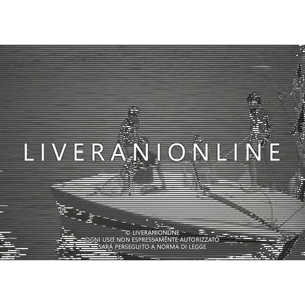 RETROSPETTIVA UMBERTO AGNELLI INDUSTRIALE NELLA FOTO UMBERTO AGNELLI A PORTO ROTONDO NELL\'ANNO 1974 AG ALDO LIVERANI SAS