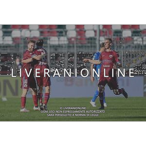 Cittadella vs Empoli - Campionato di Calcio Serie BKT 2020/2021, 21 novembre 2020 Cittadella (PD), Italia Nella foto: Esultanza Cittadella per il gol su punizione di Amedeo Benedetti (Cittadella) @LM/Ettore Griffoni/AGENZIA ALDO LIVERANI SAS