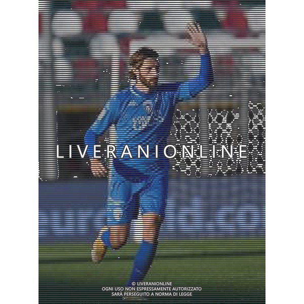 Cittadella vs Empoli - Campionato di Calcio Serie BKT 2020/2021, 21 novembre 2020 Cittadella (PD), Italia Nella foto: Esultanza di Leonardo Mancuso (Empoli) per il gol su rigore @LM/Ettore Griffoni/AGENZIA ALDO LIVERANI SAS
