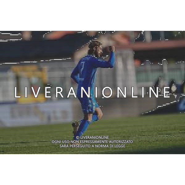 Cittadella vs Empoli - Campionato di Calcio Serie BKT 2020/2021, 21 novembre 2020 Cittadella (PD), Italia Nella foto: Leonardo Mancuso (Empoli FC) esulta dopo il goal @LM/Ettore Griffoni/AGENZIA ALDO LIVERANI SAS