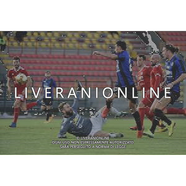 Armand Rada (Renate) segna il gol del 2 a 1 Renate vs Alessandria Campionato Serie C - 12a giornata Meda (MB) 21-11-2020 Stadio Citta‚Äô di Meda foto Roberto Garavaglia/ag.Aldo Liverani sas / AGENZIA ALDO LIVERANI SAS