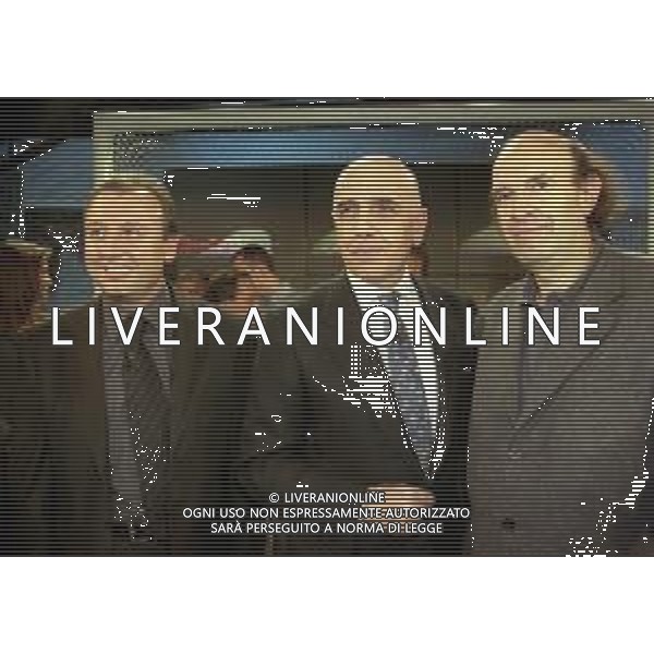 1999 MILANO CENTENARIO AC MILAN ALLA TELEVISIONE TELELOMBARDIA NELLA FOTO ADRIANO GALLIANI-ALBERTO ZACCHERONI E STEFANO ZECCHI AG ALDO LIVERANI SAS