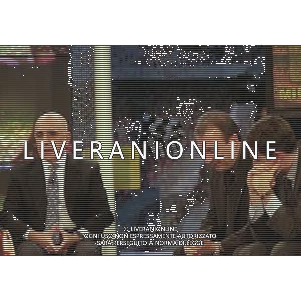 1999 MILANO CENTENARIO AC MILAN ALLA TELEVISIONE TELELOMBARDIA NELLA FOTO ADRIANO GALLIANI-ALBERTO ZACCHERONI AG ALDO LIVERANI SAS