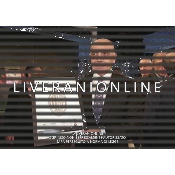 1999 MILANO CENTENARIO AC MILAN ALLA TELEVISIONE TELELOMBARDIA NELLA FOTO ADRIANO GALLIANI AG ALDO LIVERANI SAS