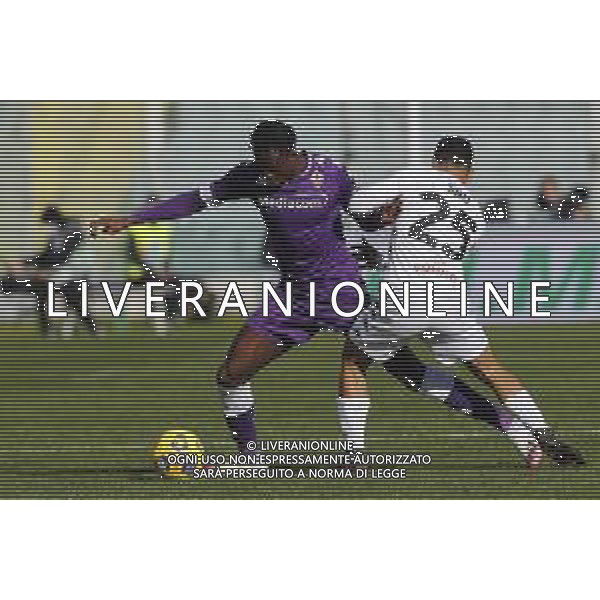 Fiorentina - Benevento Campionato di Calcio Serie A TIM 22/11/2020 nella foto: Sau Marco(Benevento Calcio) Duncan Alfred(acf Fiorentina) ©Claudio Zamagni/Agenzia Aldo Liverani during Italian Serie A soccer match between FIORENTINA and BENEVENTO at Artemio Franchi Stadium on November 22 2020 in Florence. photo credit by Claudio Zamagni/Aldo Liverani Photo Agency/AGENZIA ALDO LIVERANI SAS