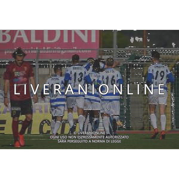 Pontedera vs Pro Patria - Campionato di Calcio Serie C - Lega Pro 2020/2021, 22 novembre 2020 Pontedera (PI), Italia Nella foto: Esultanza Pro Patria @LM/Fabio Fagiolini AG ALDO LIVERANI SAS