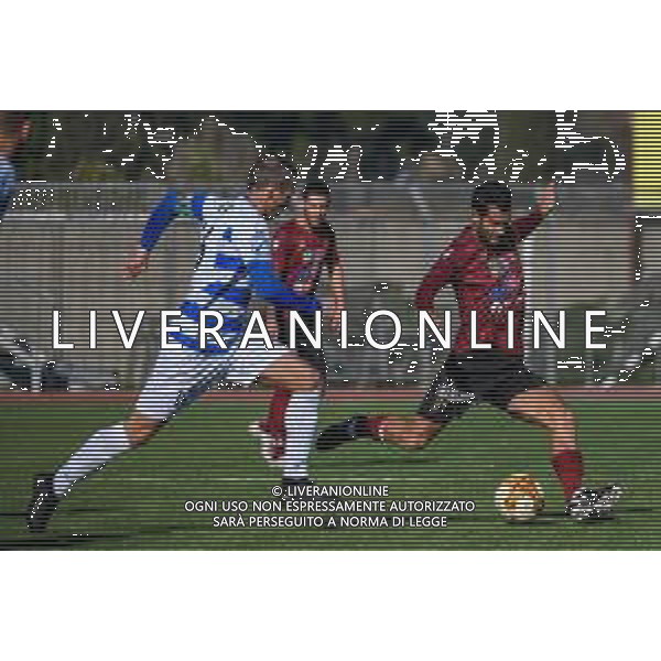 Pontedera vs Pro Patria - Campionato di Calcio Serie C - Lega Pro 2020/2021, 22 novembre 2020 Stadio Comunale &#34;Ettore Mannucci&#34;, Pontedera (PI), Italia Nella foto: Andrea Caponi (Pontedera) e Giovanni Fietta (Pro Patria) @LM/Fabio Fagiolini AG ALDO LIVERANI SAS