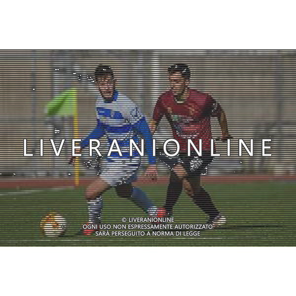 Pontedera vs Pro Patria - Campionato di Calcio Serie C - Lega Pro 2020/2021, 22 novembre 2020 Stadio Comunale &#34;Ettore Mannucci&#34;, Pontedera (PI), Italia Nella foto: Luca Pizzul (Pro Patria) e Giacomo Benedetti (Pontedera) @LM/Fabio Fagiolini AG ALDO LIVERANI SAS