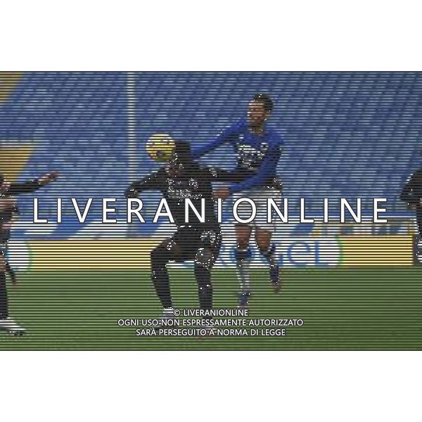 Sampdoria vs Bologna - Italian football Serie A match 2020/2021, 22 November 2020 Luigi Ferraris stadium, Genova, Italy Photo showing: Musa Barrow (Bologna) . ANTONIO CANDREVA (Sampdoria) @LM/Danilo Vigo/AGENZIA ALDO LIVERANI SAS