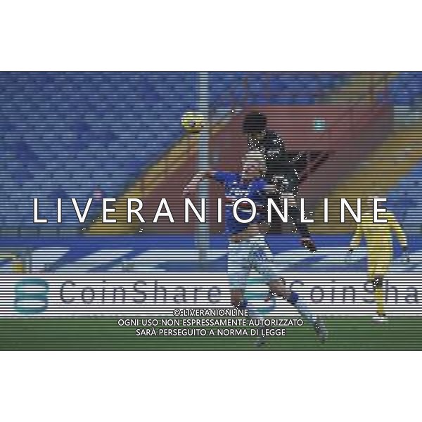 Sampdoria vs Bologna - Italian football Serie A match 2020/2021, 22 November 2020 Luigi Ferraris stadium, Genova, Italy Photo showing: MORTEN THORSBY (Sampdoria), Takehiro Tomiyasu (Bologna) @LM/Danilo Vigo/AGENZIA ALDO LIVERANI SAS