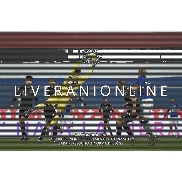 Sampdoria vs Bologna - Italian football Serie A match 2020/2021, 22 November 2020 Luigi Ferraris stadium, Genova, Italy Photo showing: Lukasz Skorupski (Bologna) @LM/Danilo Vigo AG ALDO LIVERANI SAS