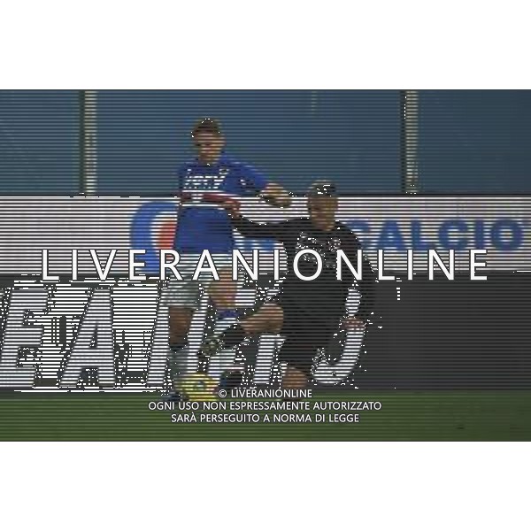 Sampdoria vs Bologna - Italian football Serie A match 2020/2021, 22 November 2020 Luigi Ferraris stadium, Genova, Italy Photo showing: GASTON RAMIREZ (Sampdoria), Nicolas Martin Dominguez (Bologna) @LM/Danilo Vigo AG ALDO LIVERANI SAS
