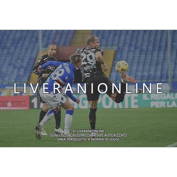 Sampdoria vs Bologna - Italian football Serie A match 2020/2021, 22 November 2020 Luigi Ferraris stadium, Genova, Italy Photo showing: MIKKEL DAMSGAARD (Sampdoria), Lorenzo De Silvestri (Bologna) @LM/Danilo Vigo AG ALDO LIVERANI SAS
