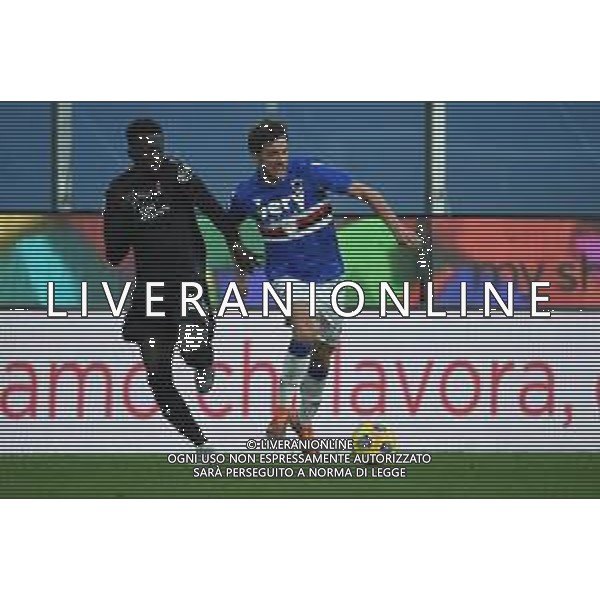 Sampdoria vs Bologna - Italian football Serie A match 2020/2021, 22 November 2020 Luigi Ferraris stadium, Genova, Italy Photo showing: Musa Barrow (Bologna) , BARTOSZ BERESZYNSKI (Sampdoria) @LM/Danilo Vigo AG ALDO LIVERANI SAS
