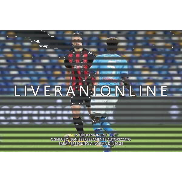 NAPOLI - MILAN CAMPIONATO CALCIO SERIE A TIM 22.11.2020 NELLA FOTO ZLATAN IBRAHIMOVC ©MOSCA/AGENZIA ALDO LIVERANI SAS