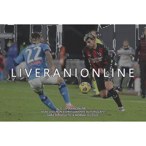 NAPOLI - MILAN CAMPIONATO CALCIO SERIE A TIM 22.11.2020 NELLA FOTO THEO HERNANDEZ ©MOSCA/AGENZIA ALDO LIVERANI SAS