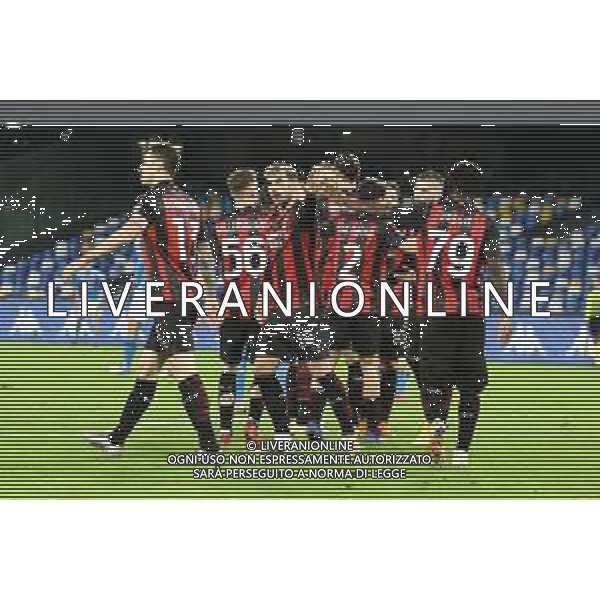 NAPOLI - MILAN CAMPIONATO CALCIO SERIE A TIM 22.11.2020 NELLA FOTO ESULTANZA DOPO IL GOL DI ZLATAN IBRAHIMOVC ©MOSCA/AGENZIA ALDO LIVERANI SAS