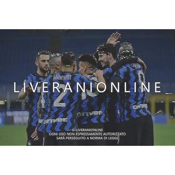 esultanza Inter dopo un gol Inter vs Torino Campionato Serie A TIM - 8a giornata Milano 22-11-2020 Stadio Giuseppe Meazza - San Siro foto Roberto Garavaglia/ag.Aldo Liverani sas
