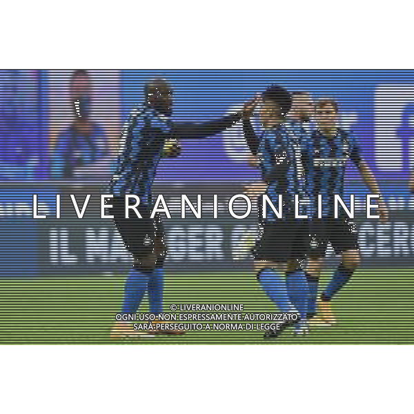 Romelu Lukaku (Inter) SX e Lautaro Martinez (Inter) DX Inter vs Torino Campionato Serie A TIM - 8a giornata Milano 22-11-2020 Stadio Giuseppe Meazza - San Siro foto Roberto Garavaglia/ag.Aldo Liverani sas