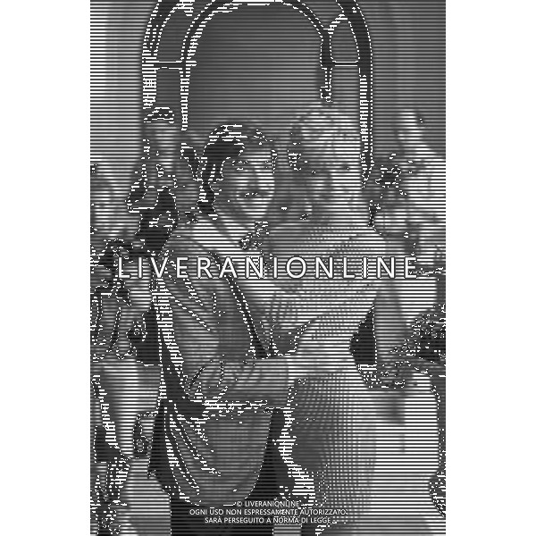 LORELLA CUCCARINI, ballerina e conduttrice italiana. Nella foto nel 1991 con Marco Columbro ©ARCHIVIO/AGENZIA ALDO LIVERANI SAS