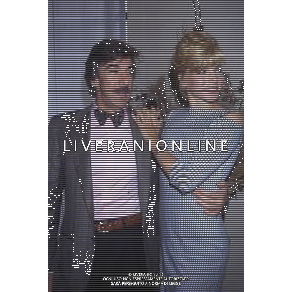 LORELLA CUCCARINI, ballerina e conduttrice italiana. Nella foto nel 1991 con Marco Columbro ©ARCHIVIO/AGENZIA ALDO LIVERANI SAS