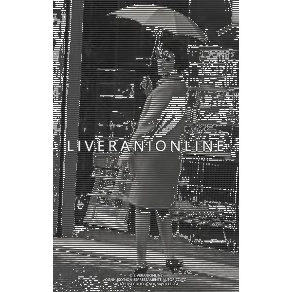 RETROSPETTIVA ORNELLA VANONI CANTANTE NELLA FOTO ORNELLA VANONI A ROMA NELL\'ANNO 1966 AG ALDO LIVERANI SAS