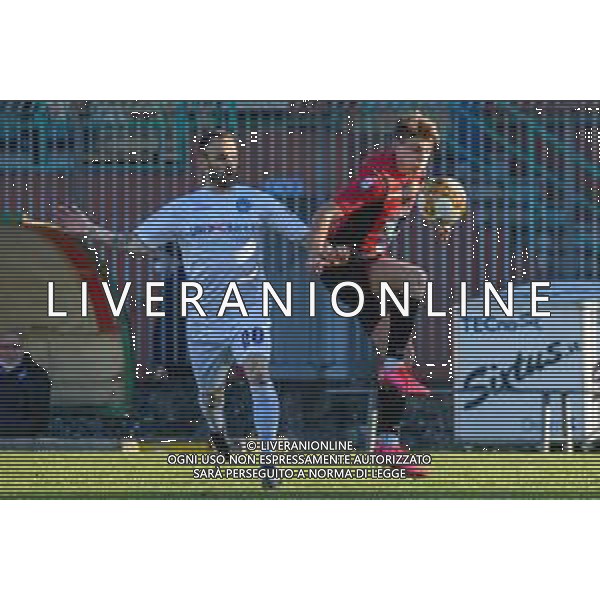 Lucchese vs Albinoleffe - Campionato di Calcio Serie C - Lega Pro 2020/2021, 25 novembre 2020 Lucca, Italia Nella foto: Giovanni Nannelli (Lucchese) contrastato da Gael Genevier (Albinoleffe) @LM/Fabio Fagiolini AG ALDO LIVERANI SAS