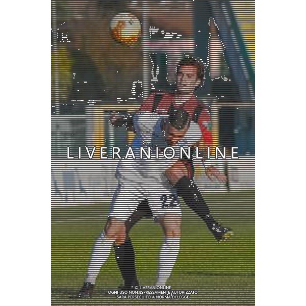Lucchese vs Albinoleffe - Campionato di Calcio Serie C - Lega Pro 2020/2021, 25 novembre 2020 Lucca, Italia Nella foto: Daniele Solcia (Lucchese) falloso su Jacopo Manconi (Albinoleffe) @LM/Fabio Fagiolini AG ALDO LIVERANI SAS