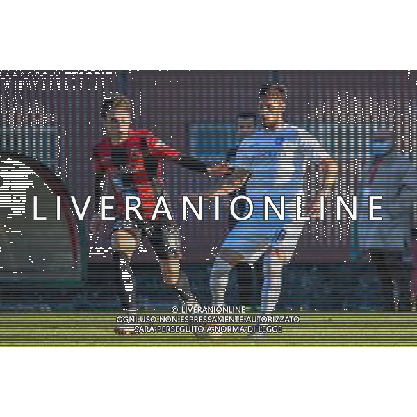 Lucchese vs Albinoleffe - Campionato di Calcio Serie C - Lega Pro 2020/2021, 25 novembre 2020 Lucca, Italia Nella foto: Mihai Gusu (Albinoleffe) inseguito da Andrea Adamoli (Lucchese) @LM/Fabio Fagiolini AG ALDO LIVERANI SAS