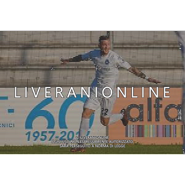 Lucchese vs Albinoleffe - Campionato di Calcio Serie C - Lega Pro 2020/2021, 25 novembre 2020 Lucca, Italia Nella foto: Jacopo Manconi (Albinoleffe) autore del raddoppio @LM/Fabio Fagiolini AG ALDO LIVERANI SAS