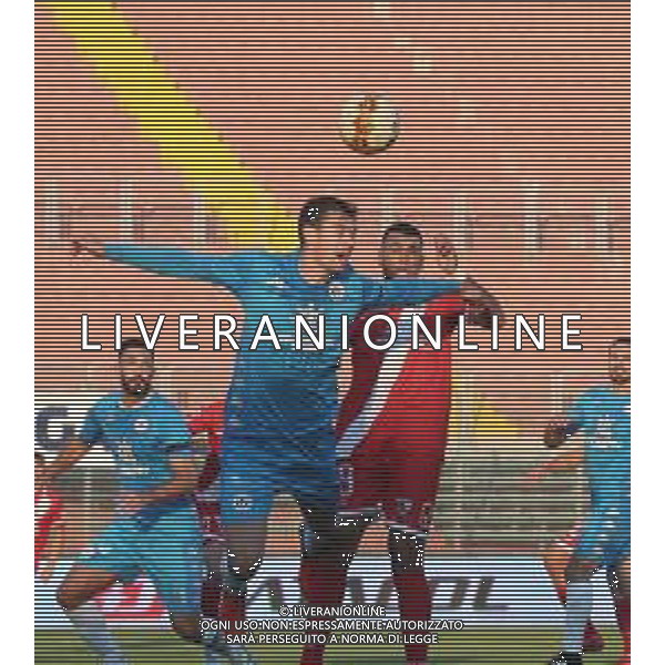 MANTOVA - AREZZO CAMPIONATO CALCIO SERIE C LEGA PRO 25.11.2020 NELLA FOTO CONTRASTO IN AREA ©SANTANDREA /AGENZIA ALDO LIVERANI SAS