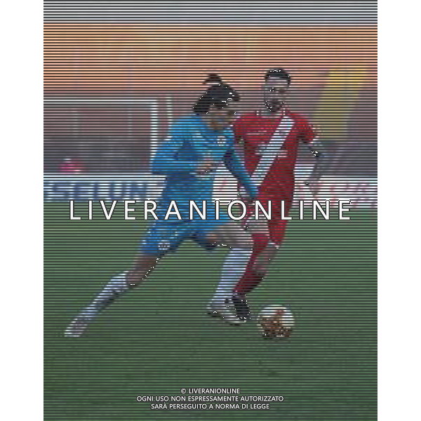 MANTOVA - AREZZO CAMPIONATO CALCIO SERIE C LEGA PRO 25.11.2020 NELLA FOTO BELLONI E ZANANDREA ©SANTANDREA /AGENZIA ALDO LIVERANI SAS