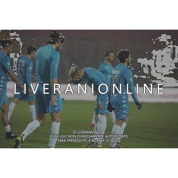 MANTOVA - AREZZO CAMPIONATO CALCIO SERIE C LEGA PRO 25.11.2020 NELLA FOTO DELUSIONE AREZZO A FINE GARA ©SANTANDREA /AGENZIA ALDO LIVERANI SAS