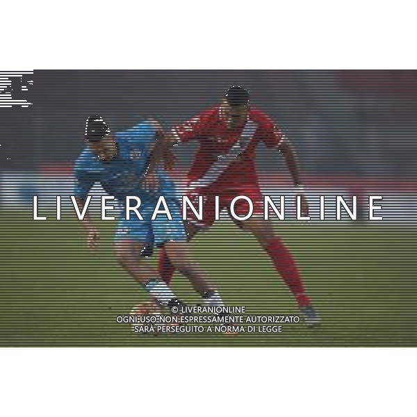 MANTOVA - AREZZO CAMPIONATO CALCIO SERIE C LEGA PRO 25.11.2020 NELLA FOTO ARINI E CHEDDIRA ©SANTANDREA /AGENZIA ALDO LIVERANI SAS