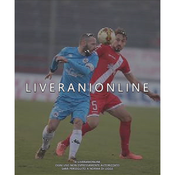 MANTOVA - AREZZO CAMPIONATO CALCIO SERIE C LEGA PRO 25.11.2020 NELLA FOTO CUTOLO E CHECCHI ©SANTANDREA /AGENZIA ALDO LIVERANI SAS