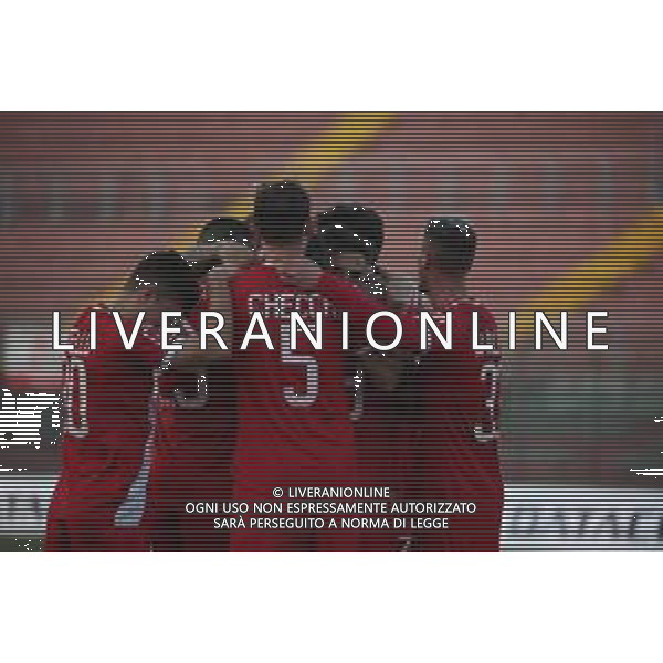 MANTOVA - AREZZO CAMPIONATO CALCIO SERIE C LEGA PRO 25.11.2020 NELLA FOTO ESULTANZA DOPO IL GOL DI SIMONE GANZ ©SANTANDREA /AGENZIA ALDO LIVERANI SAS