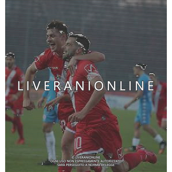 MANTOVA - AREZZO CAMPIONATO CALCIO SERIE C LEGA PRO 25.11.2020 NELLA FOTO ESULTANZA DOPO IL GOL DI GUCCIONE ©SANTANDREA /AGENZIA ALDO LIVERANI SAS