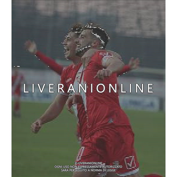 MANTOVA - AREZZO CAMPIONATO CALCIO SERIE C LEGA PRO 25.11.2020 NELLA FOTO ESULTANZA DOPO IL GOL DI GUCCIONE ©SANTANDREA /AGENZIA ALDO LIVERANI SAS