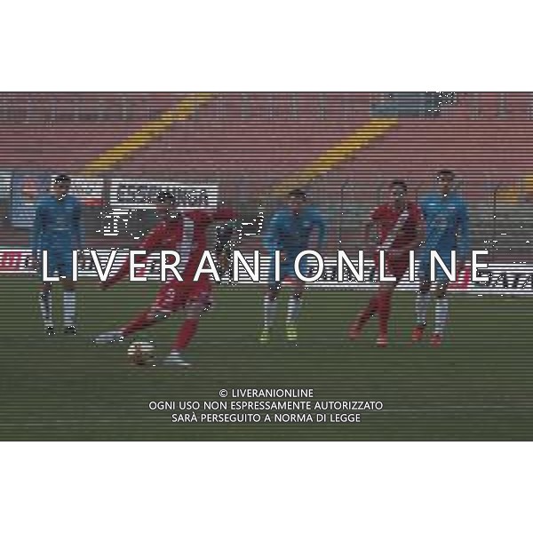 MANTOVA - AREZZO CAMPIONATO CALCIO SERIE C LEGA PRO 25.11.2020 NELLA FOTO IL GOL SU RIGORE DI SIMONE GANZ ©SANTANDREA /AGENZIA ALDO LIVERANI SAS