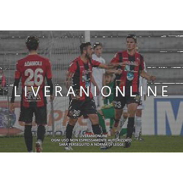 Lucchese vs Albinoleffe - Campionato di Calcio Serie C - Lega Pro 2020/2021, 25 novembre 2020 Stadio Comunale &#34;Porta Elisa&#34;, Lucca, Italia Nella foto: Maikol Benassi (Lucchese) esulta per il terzo gol della Lucchese @LM/Fabio Fagiolini AG ALDO LIVERANI SAS