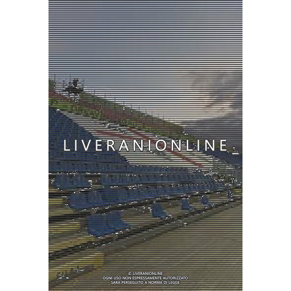 25-11-2020. CAGLIARI CALCIO-HELLAS VERONA. 4° tURNO COPPA ITALIA 2020/2021. ITALIA, SARDEGNA, CAGLIARI, VEDUTA INTERNO STADIO SARDEGNA ARENA SPALTI VUOTI. SALVATORE MOI/ALDO LIVERANI SAS NELLA FOTO: CURVA SUD SARDEGNA ARENA CAGLIARI VUOTA./AGENZIA ALDO LIVERANI SAS