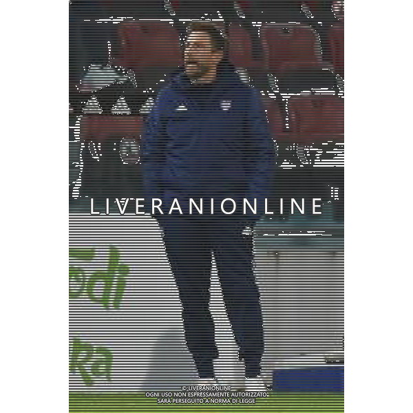 25-11-2020. CAGLIARI CALCIO-HELLAS VERONA. 4° tURNO COPPA ITALIA 2020/2021. ITALIA, SARDEGNA, CAGLIARI, STADIO SARDEGNA ARENA. SALVATORE MOI/ALDO LIVERANI SAS NELLA FOTO: EUSEBIO DI FRANCESCO ALLENATORE CAGIARI./AGENZIA ALDO LIVERANI SAS
