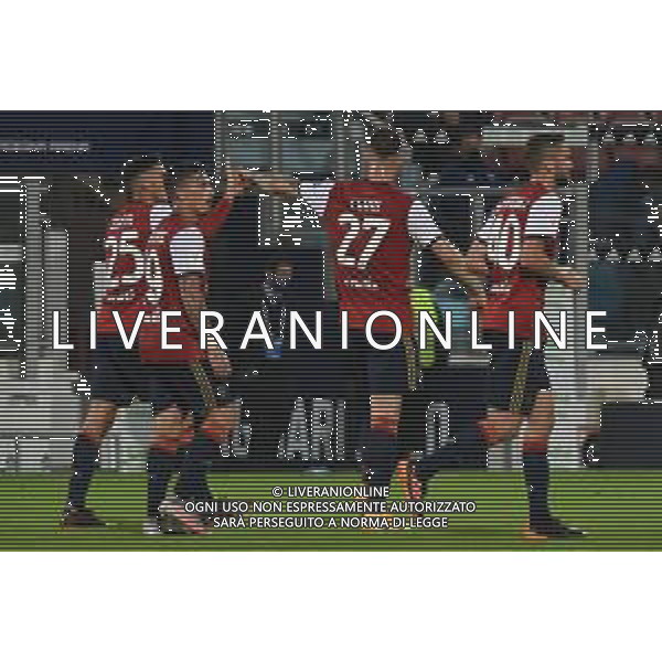 25-11-2020. CAGLIARI CALCIO-HELLAS VERONA. 4° tURNO COPPA ITALIA 2020/2021. ITALIA, SARDEGNA, CAGLIARI, STADIO SARDEGNA ARENA. SALVATORE MOI/ALDO LIVERANI SAS NELLA FOTO: ESULTANZA DOPO IL GOL DI ALBERTO CERRI , CONTRO VERONA 1-0 IN CASA./AGENZIA ALDO LIVERANI SAS