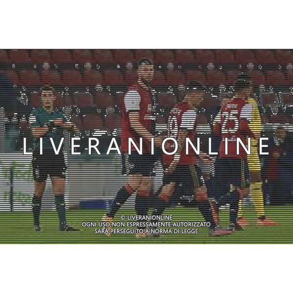 25-11-2020. CAGLIARI CALCIO-HELLAS VERONA. 4° tURNO COPPA ITALIA 2020/2021. ITALIA, SARDEGNA, CAGLIARI, STADIO SARDEGNA ARENA. SALVATORE MOI/ALDO LIVERANI SAS NELLA FOTO: ESULTANZA DOPO IL GOL DI ALBERTO CERRI , CONTRO VERONA 1-0 IN CASA./AGENZIA ALDO LIVERANI SAS