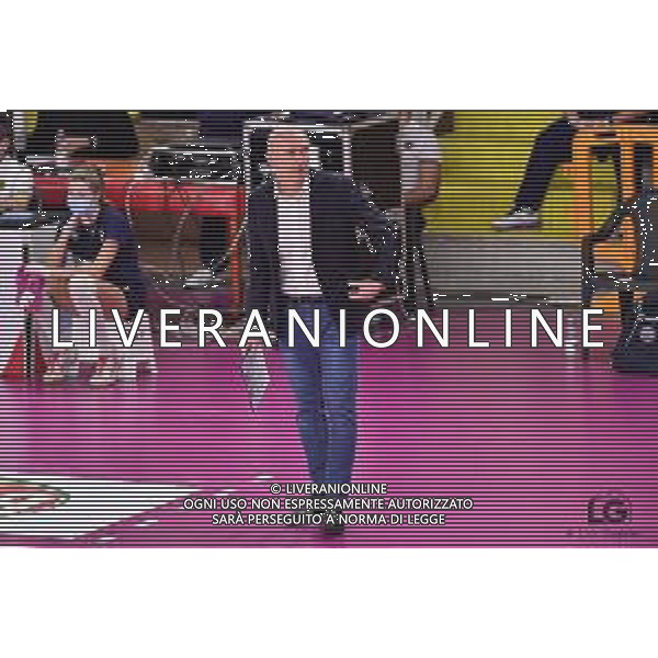 Savino Del Bene Scandicci vs Bosca S. Bernardo Cuneo - Volleyball Italian Serie A1 Women match 2020/2021, 25 November 2020 Palazzetto dello Sport, scandicci (fi), Italy Photo showing: Massimo Barbolini (Head Coach Savino Del Bene Scandicci) @LM/Lisa Guglielmi/AGENZIA ALDO LIVERANI SAS